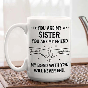 Bond With Brothers Sisters Siblings - Personalized Custom Coffee Mug Family Gift