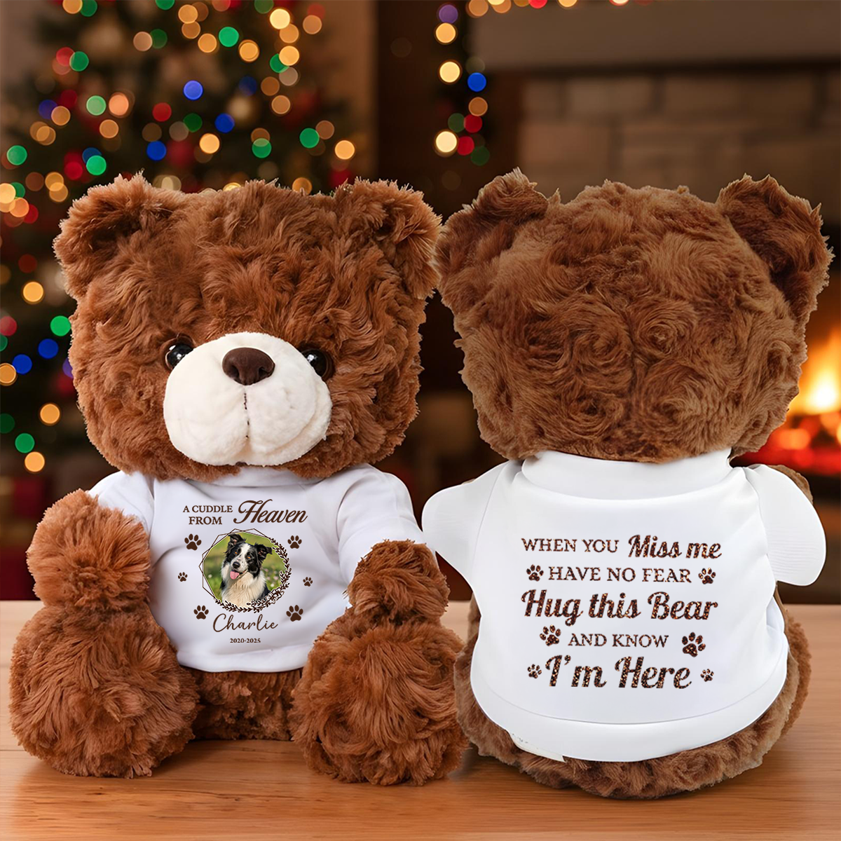 Custom Photo Dog Loss - Personalized Teddy Bear brown_2fe11a7f-fa73-449b-8761-d575082947d6.png