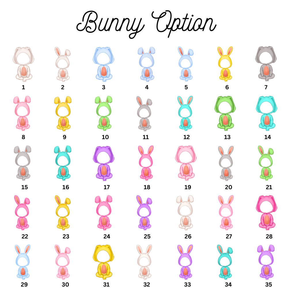 Bunny Custom Kid's Face - Personalized Car Ornament - Gift For Mom, Easter Day, Mother's Day Gift