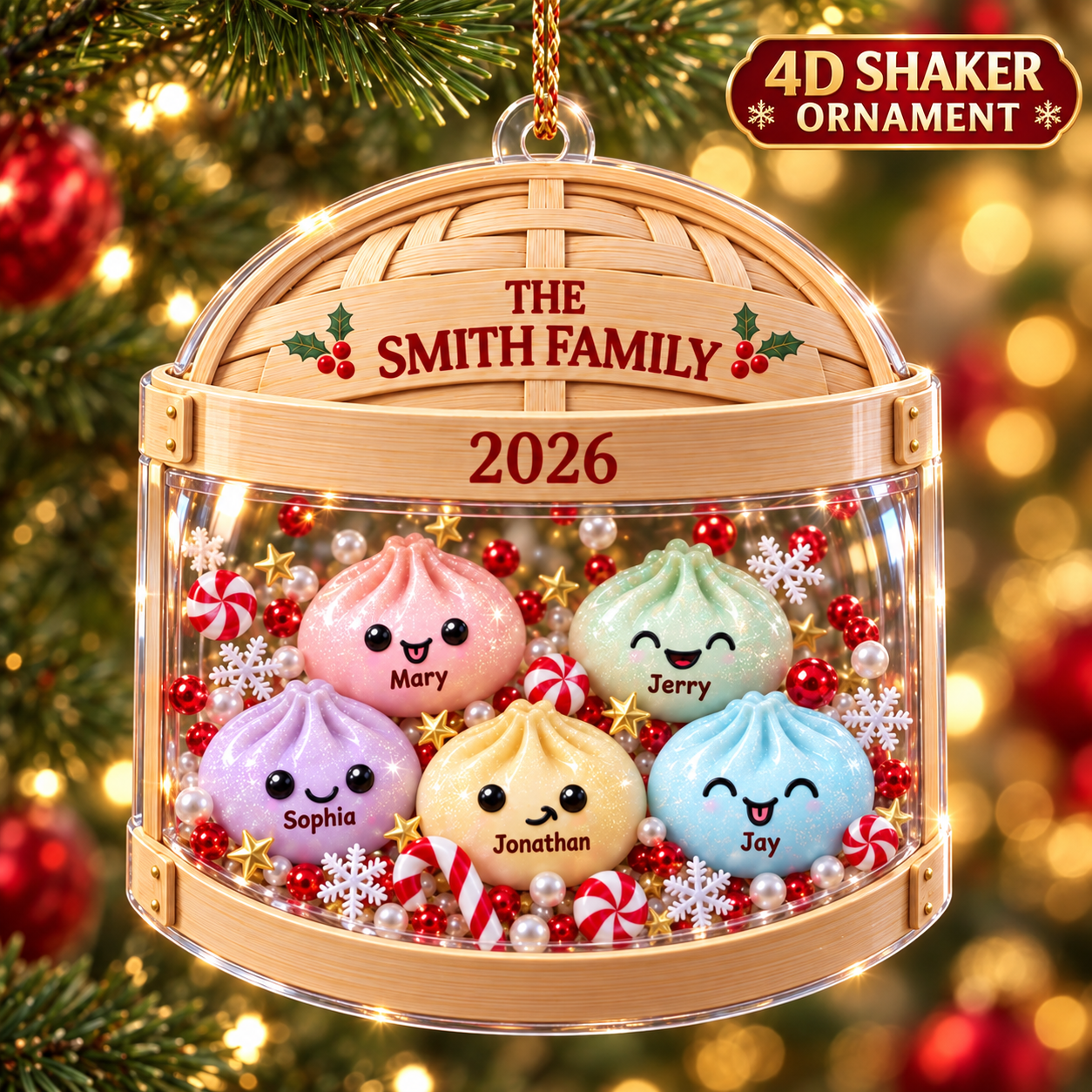 Personalized Glitter Dumpling Ornament, Family Squishy Style Christmas Ornament, Custom Family Ornament, Kids Christmas Gift c019b903-036b-4d0d-8193-2822ecfc9033-banner-1.png