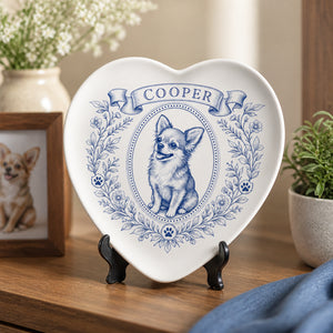 Cobalt Pet Name Heart Plate - Personalized Personalized Ceramic Plate c02c681d-b2e9-42bf-ba91-fcd6b4eb809f.jpg