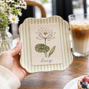 Personalized Birth Flower Ring Dish, Custom Name Jewelry Tray, Floral Trinket Dish, Bridesmaid Gift, Wedding Favor, Birthday Gift for Her c034cfcf-af98-49b3-819f-8368ce29f3f9-2.jpg