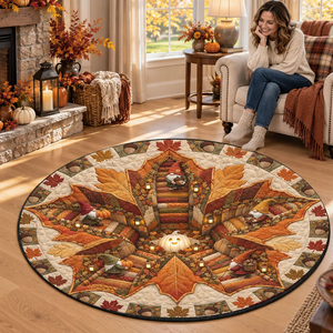 Cozy Harvest Autumn Gnome - Personalized Quilted Mat - Fall Season, Thasgiving Decoration For Family c044d60f-29d6-4c3f-bb07-8ddd4bdff1ab-banner-6.png