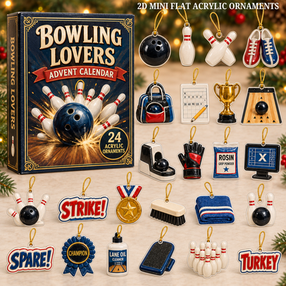 Bowling Strike Advent Calendar 2026 - 24-Day Festive Countdown, Acrylic Charms Blind Box - Gift For Bowling Lovers c047b9b6-96a2-4593-a2d6-23a1d127a801-bowling-text.png