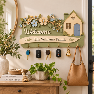 Personalized Wooden Key Holder for Wall, Layered Family Key Hanger, Custom Entryway Organizer, Housewarming Gift, Welcome Home Decor c0749191-d592-4ae0-acb8-53e936bc17d9-17723ea5-7898-4e92-8a71-cb76fc29735e.png