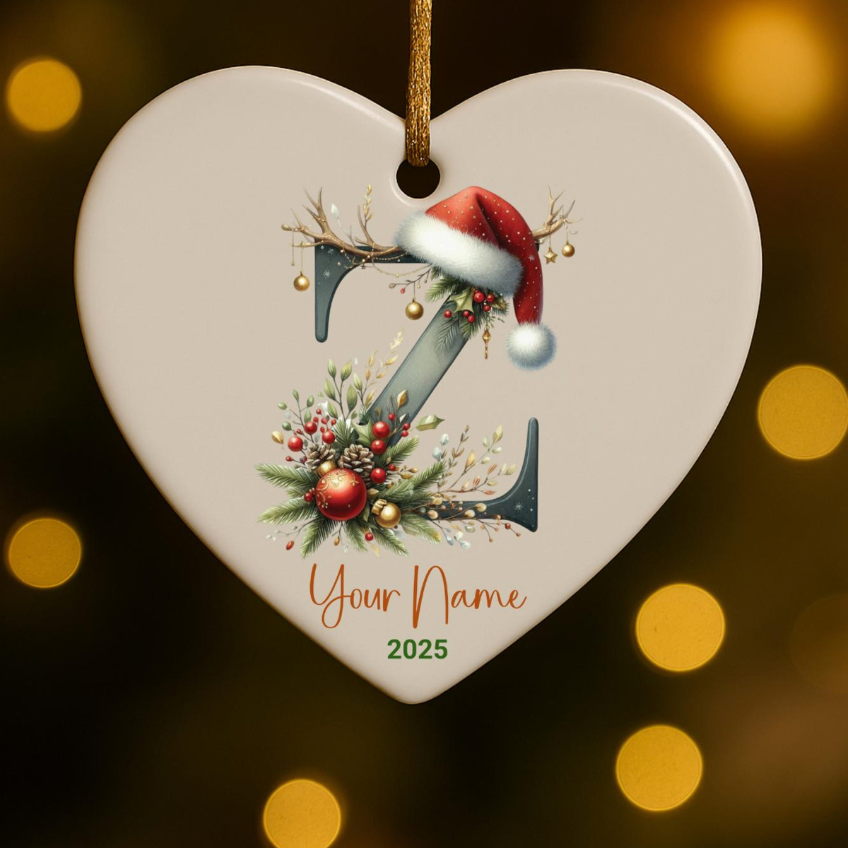 Personalized Monogram Keepsake Ornament 2026 – Custom Initial Name Decor, Family Memory Gift, Holiday & Yearly Ornament c085fef2-d275-4373-aa56-45276e115b79-6.png