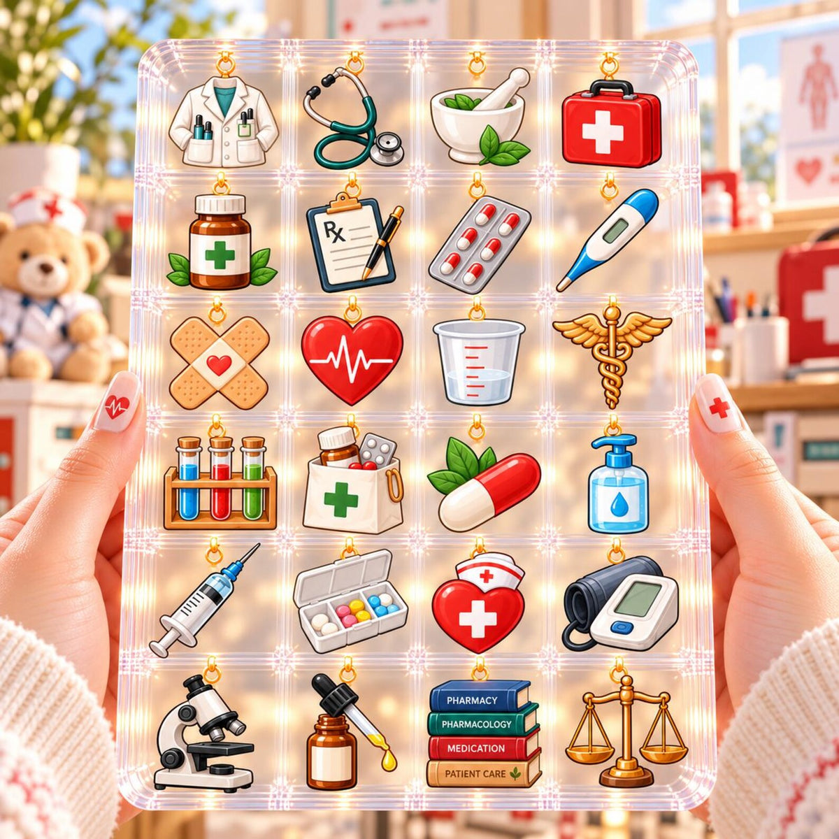 Pharmacist Advent Calendar 2026, Medical Christmas Countdown, 24 Healthcare Charms (Blind Box) c099174e-33d4-4243-afe1-4e4cbe1b8eac-il_1588xN.8595667594_23pn.jpg