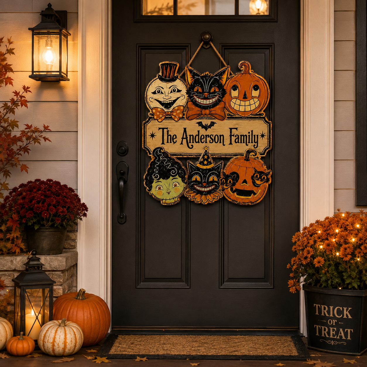 Personalized Halloween Wooden Sign, Custom Family Name Door Hanger, Vintage Halloween Decor, Black Cat Pumpkin Sign, Spooky Front Door Decor c0c2a3cc-311c-4e3b-b586-97d0e89cd662-4c7fbd78-afda-44af-a1d9-a95cd3dce066.png