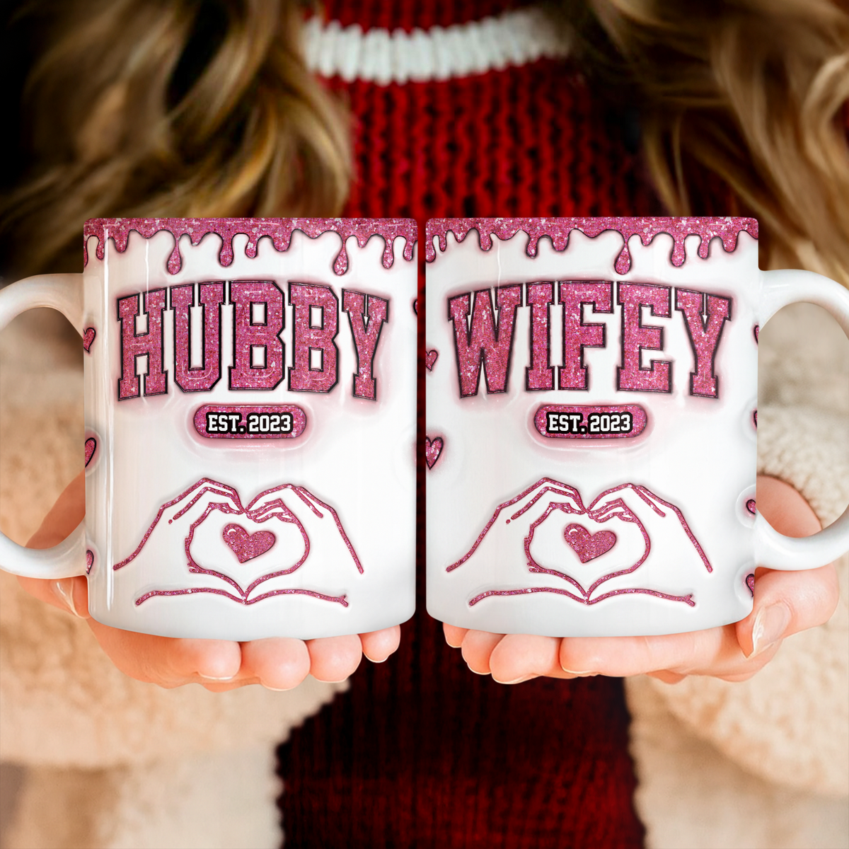 Wifey Hubby Est Couple - 3D Inflated Effect Printed Mug, Personalized White Edge-to-Edge Mug c0d88022-d4cb-457d-90fe-c454e06ee005-MK-1-c-m-tay-_-Ads.png