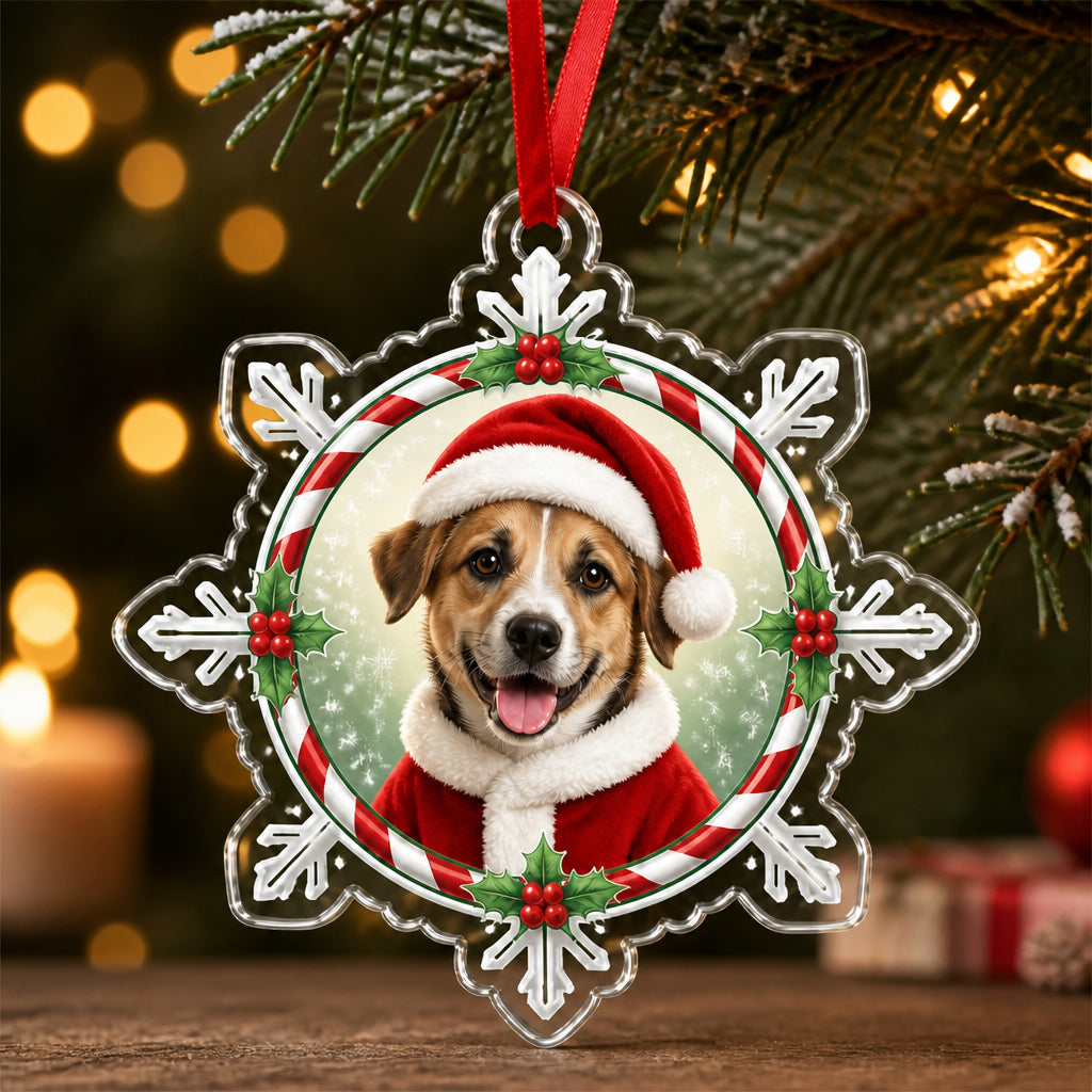 Custom Pet Santa Snowflake Acrylic Ornament - Personalized Laser Cut Custom Shape Ornament c0dc1e88-5d46-4683-9051-b8418c0e8fdc.jpg