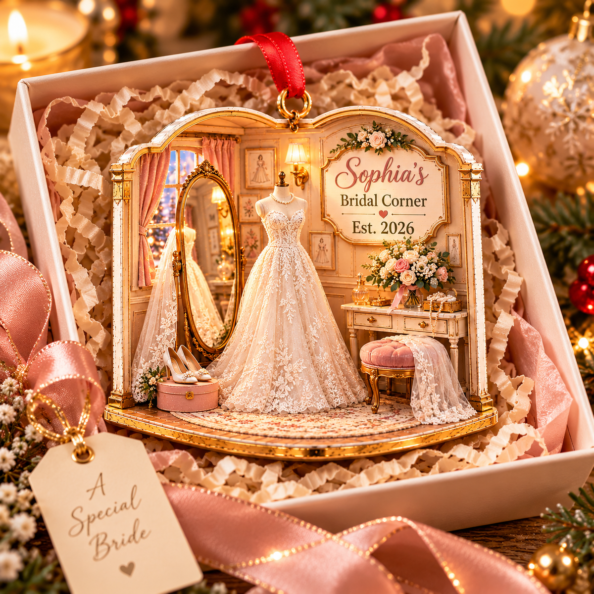 Personalized Bridal Corner Christmas Ornament – Custom Bride Name & Year, Bride-to-Be Gift, Wedding Keepsake, Bridal Shower Gift for Her c0e0cd2e-82a6-4db2-b204-bee240f9bb79-Image-Oct-22-2026-11_59_08-AM-3.png