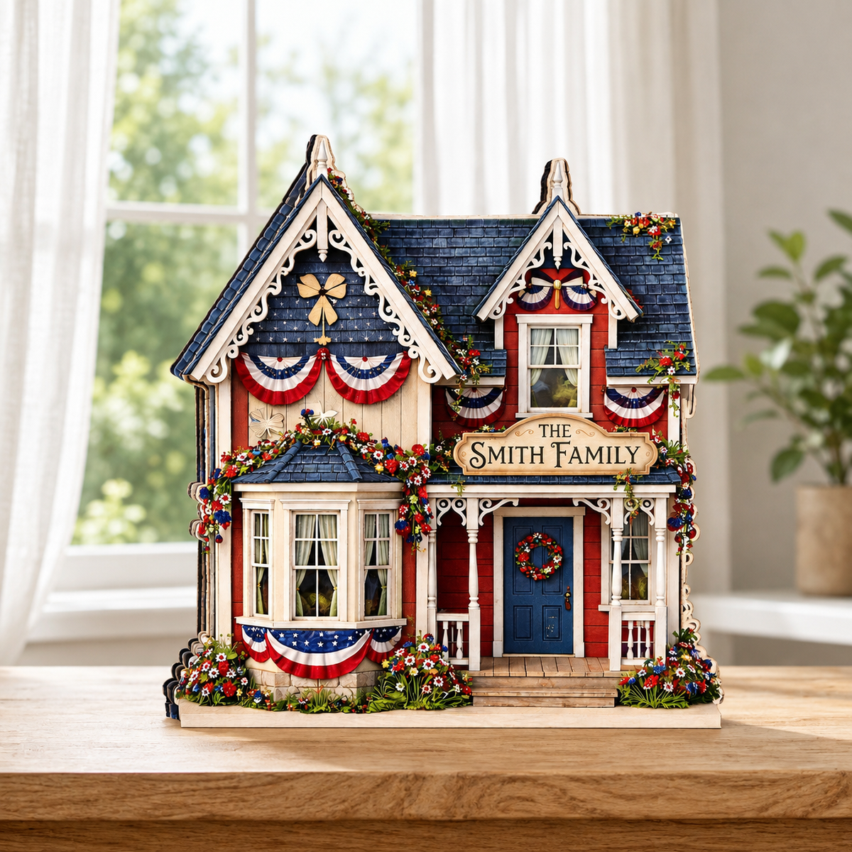 Personalized America 250th Anniversary House Wooden Block, 1776 2026 Patriotic USA Flag Shelf Decor, Custom Family Name House Sign c13c7c56-0bc3-446f-9d44-26450e105890-banner-1.png