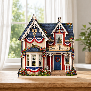 Personalized America 250th Anniversary House Wooden Block, 1776 2026 Patriotic USA Flag Shelf Decor, Custom Family Name House Sign c13c7c56-0bc3-446f-9d44-26450e105890-banner-1.png