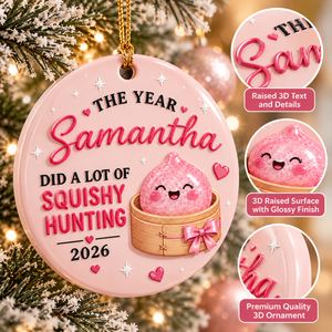 Personalized Squishy 3D Ceramic Ornament 2026, Custom Name Kids Christmas Gift, Cute Dumpling Hunting Keepsake, Grandkids Gift, 3D Relief Printed c13e0af2-0301-4ddf-94a6-d433cf44bcdc-9f7d0786-b940-4c92-8a45-d7d6f388bffe.png