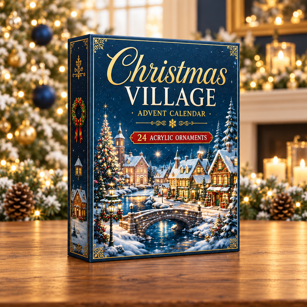 Christmas Village Houses Advent Calendar 2026 - 24-Day Festive Countdown, Acrylic Charms Blind Box - Gift For Family & Friends c13f3d2b-669b-45dc-9ea1-9b8e5ebf73d1-christmas-village-box.png