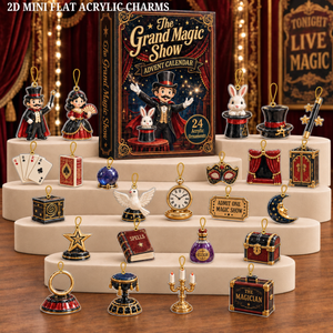 The Grand Magic Show Advent Calendar 2026 - 24-Day Festive Countdown, Acrylic Charms Blind Box - Gift For Magic Lovers c1655ab4-c964-4d13-8b5f-743f3b3117bc-magic-show-text.png