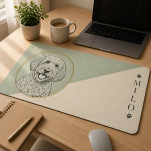 Custom Pet Line-Art Leather Deskmat – Name + Photo Sketch - Personalized Leather Deskmat c168bef6-a00f-46c3-ac42-ef5c141720df.jpg