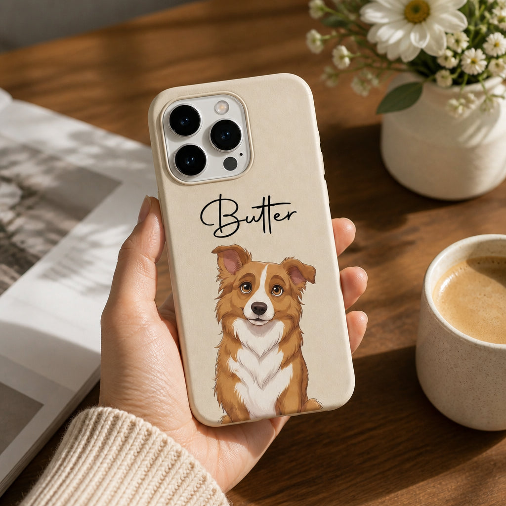 Custom Pet Portrait Phone Case – Upload Photo + Name (Cartoon Style) - Personalized Phonecase c18fb56e-21e8-406f-b47a-15a3fbe3eb9a.jpg