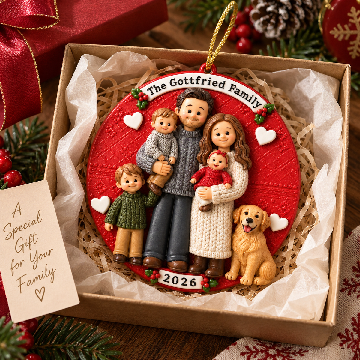 Custom Family 3D Relief White Acrylic Ornament, Personalized Photo Christmas Ornament with Family Name & Year, Portrait Keepsake Gift c19071ff-7424-4e39-80ce-e280330439d2-a0c2d0b6-55d1-4619-a161-2a3a598841c6.png