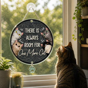 There Is Always Room For One More Cat – Personalized Doormat with 4 Cat Portraits - Personalized 1 Layered Suncatcher with Charm c194c78e-ea84-4ddb-97de-5eeda53d1ae0.jpg