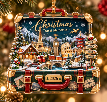Personalized Christmas Travel Memories Suitcase Ornament – Custom Year, Winter World Landmarks Keepsake, Gift for Travel Lovers c1957ee7-eed4-4947-be53-863df37aabd0-Christmas-Travel-Memories-Ornament.png