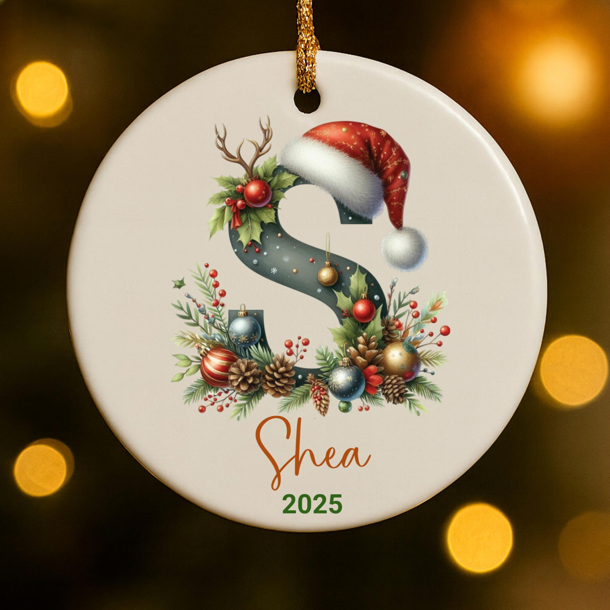 Personalized Monogram Keepsake Ornament 2026 – Custom Initial Name Decor, Family Memory Gift, Holiday & Yearly Ornament c1ac9c01-beb8-4f75-a909-6e05fda42690-4.png