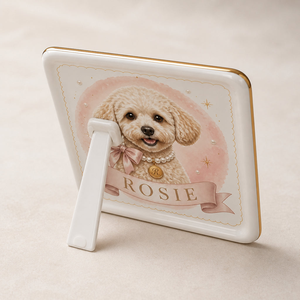Custom Pet Portrait Jewelry Tray – Photo-to-Art with Name - Personalized Jewelry Plate c1c14925-c950-4fea-b0bc-88369c75c573.jpg