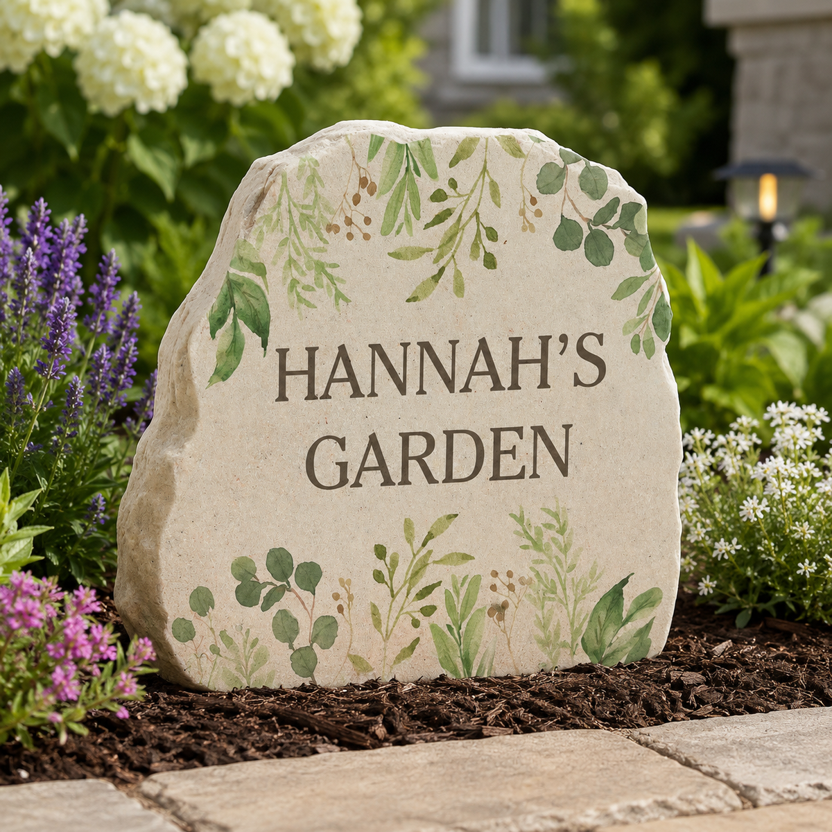 Laurel Message Personalized Standing Garden Stone, Outdoor Decor, Personalized Home Decor c1d77617-8edc-4c93-9196-7367fe4a4ae4-ec41bcfc-9b82-4ed8-be7e-8f3d93550123.png