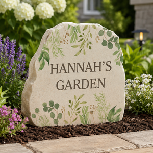 Laurel Message Personalized Standing Garden Stone, Outdoor Decor, Personalized Home Decor c1d77617-8edc-4c93-9196-7367fe4a4ae4-ec41bcfc-9b82-4ed8-be7e-8f3d93550123.png