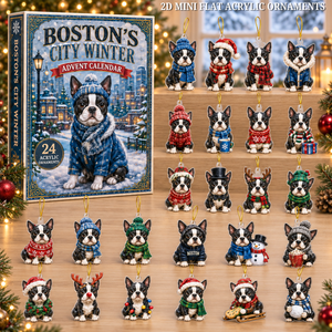 Boston's City Winter Advent Calendar 2026 - 24-Day Festive Countdown, Acrylic Charms Blind Box - Gift For Dog Lovers c1f8270f-ac4b-4441-a4d0-abec267b2537-boston-text.png