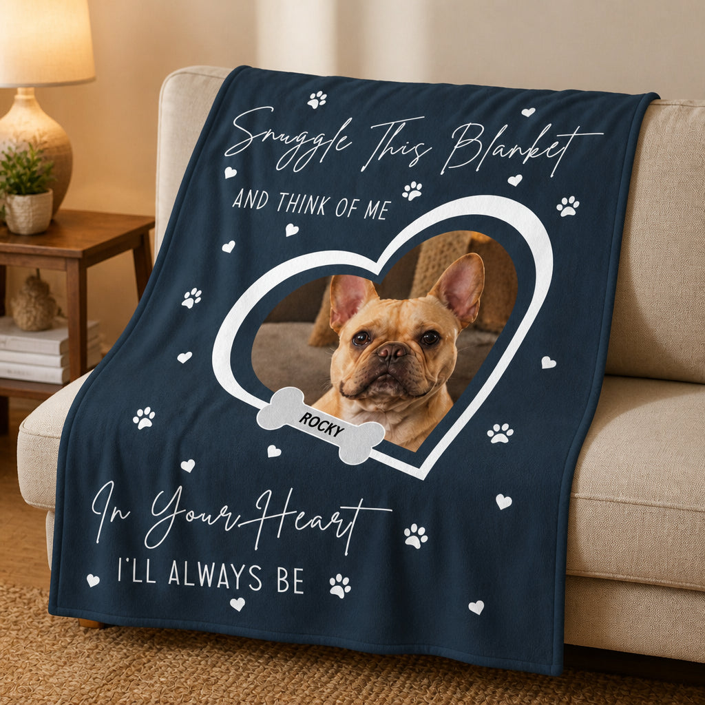 Pet Photo Snuggle Blanket – In Your Heart I’ll Always Be - Personalized Blanket c1fac61e-1f42-4f08-a224-228b716fb98e.jpg