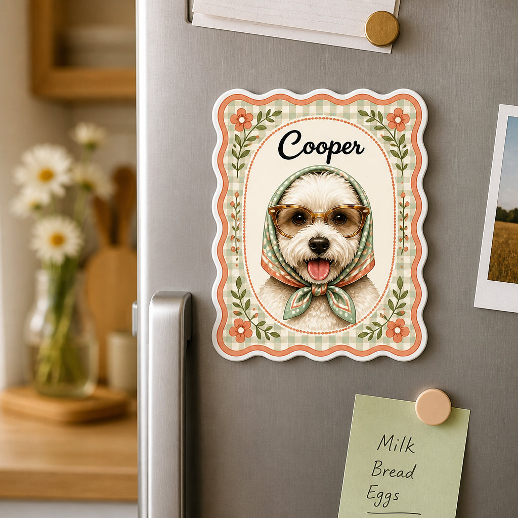 Custom Pet Photo to Vintage Kerchief Portrait Magnet - Personalized Custom Shape Fridge Magnet c21110ea-8325-4eef-b973-4bfea3c85504.jpg