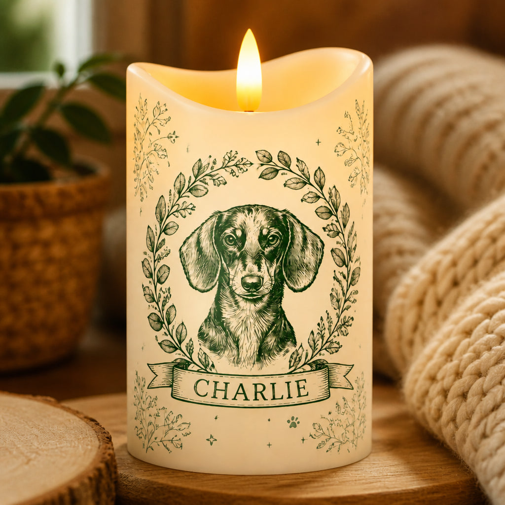 Custom Pet Portrait Botanical LED Candle - Personalized Custom Led Flameless Candle c215e996-193f-4798-adbb-c5157c5ab7f5.jpg