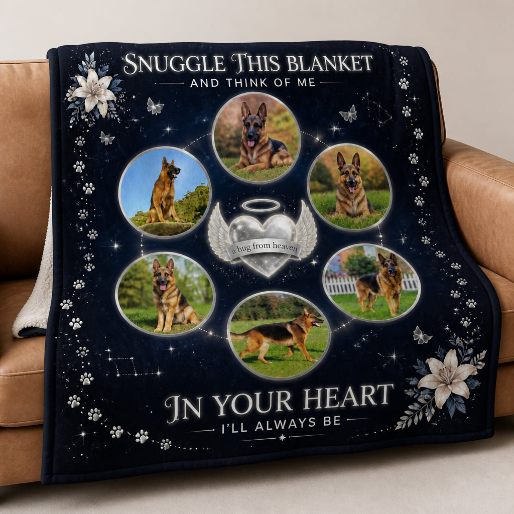 Pet Memorial Photo Blanket – Snuggle This Blanket (6-Photo Collage) - Personalized Blanket c2288520-6daf-42b5-8fe7-1a49edd0e4ec.jpg