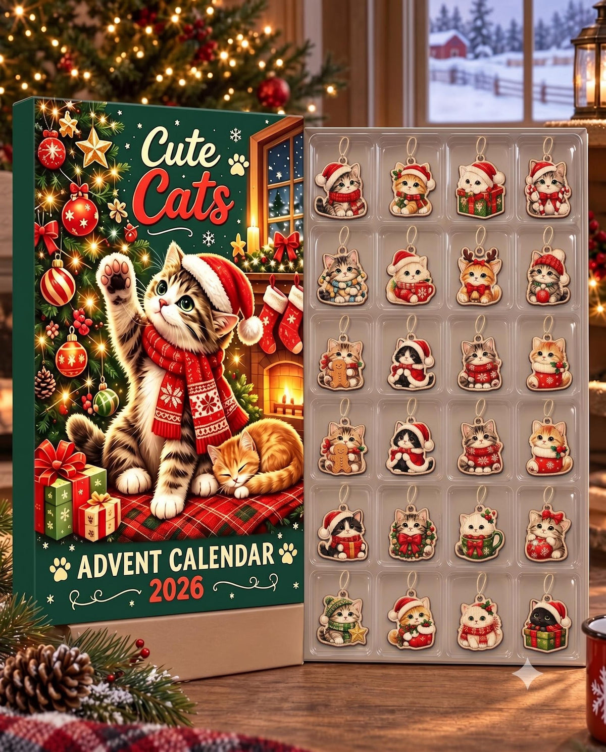 Cute Cat Christmas Advent Calendar 2026, 24 Days Holiday Countdown with Hanging Kitten Ornaments, Xmas Gift for Cat Lover c2400e74-1ed3-4cb6-8811-616faa54293b-il_1588xN.8536544134_21lb.jpg