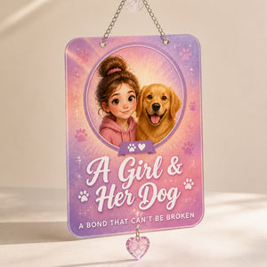A Girl & Her Dog — Custom Portrait Hardcover Notebook - Personalized 1 Layered Suncatcher with Charm c246cfb1-a047-46c2-b154-a7f536ee26dc.jpg