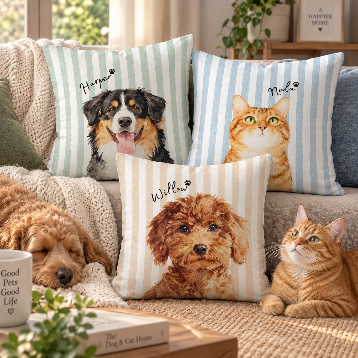 Custom Striped Pet Pillow Using Pet Photo + Name Custom Cat Dog Pillow Personalized Cat Cases Cat Picture Pillow Pet Picture Cushion c29b93a2-73df-4481-a30e-3fbbffdc264e-ChatGPT-Image-Sep-17-2026-03_32_37-PM.png