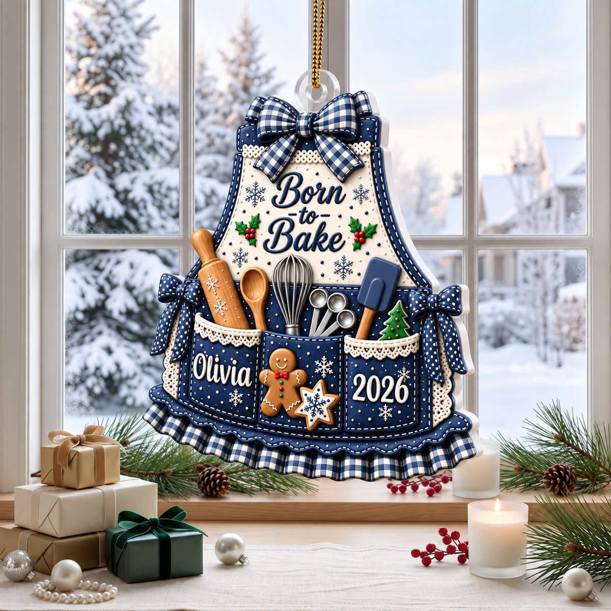Personalized Baker Christmas Ornament, Custom Name 3D Relief Acrylic Ornament, Baking Lover Gift for Mom Grandma, Kitchen Christmas Decor c2bf99b1-84f7-4051-8c19-d7e1494d3d0a-dcab374d-80bc-4944-9bd6-1b6fa36db0cd.png