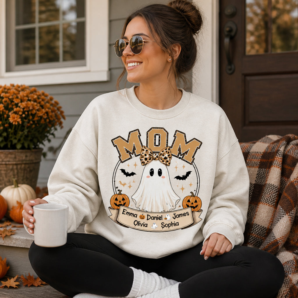 Personalized Leopard Ghost MOM Halloween Sweatshirt - Personalized Sweatshirt c2dc9d11-52f1-4004-bdaa-b52fc0274a03.jpg