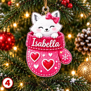 Personalized Christmas Ornament 2026, Custom Name Mitten Ornament, Cute Animal Christmas Tree Decor, Kids Holiday Keepsake Gift Christmas c2e3b78d-ac95-47c2-ae32-2443177c5454-tyhnjrAWhnjm-4-.webp