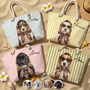 Beachside Barkers With Scarf - Personalized Beach Bag - Summer Gift For Dog Lovers c2e6ad1d-6fbb-48c1-a82d-c1d01d0e9ff2-2.jpeg
