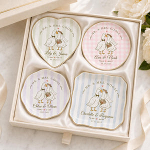 Personalized Goose Couple Ring Dish, Custom Name Wedding Ring Holder, Mr and Mrs Goose Jewelry Tray, Bridal Shower Gift for Newlyweds c2e7c489-aac2-4a5f-befa-f1231c443eb0-banner-4.jpg
