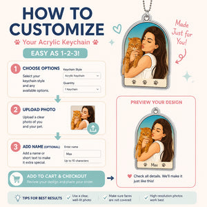 Custom Pet Portrait Acrylic Keychain – Illustrated From Your Photo - Personalized Acrylic Keychain c2eca8f8-9f58-4781-b6d4-bbfeeac0b92f.jpg