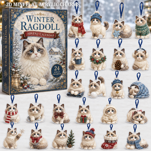 Winter Ragdoll Advent Calendar 2026 - 24-Day Festive Countdown, Acrylic Charms Blind Box - Gift For Cat Lovers c2f345c9-92ce-442c-8110-249833ff29b3-ragdoll-text.png