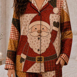 Family Matching Christmas Satin Pajamas, Patchwork Santa Pajama Set c30bfa83-b41e-4be6-9e98-05e9a8de981a-il_1588xN.8540122221_k98h.jpg