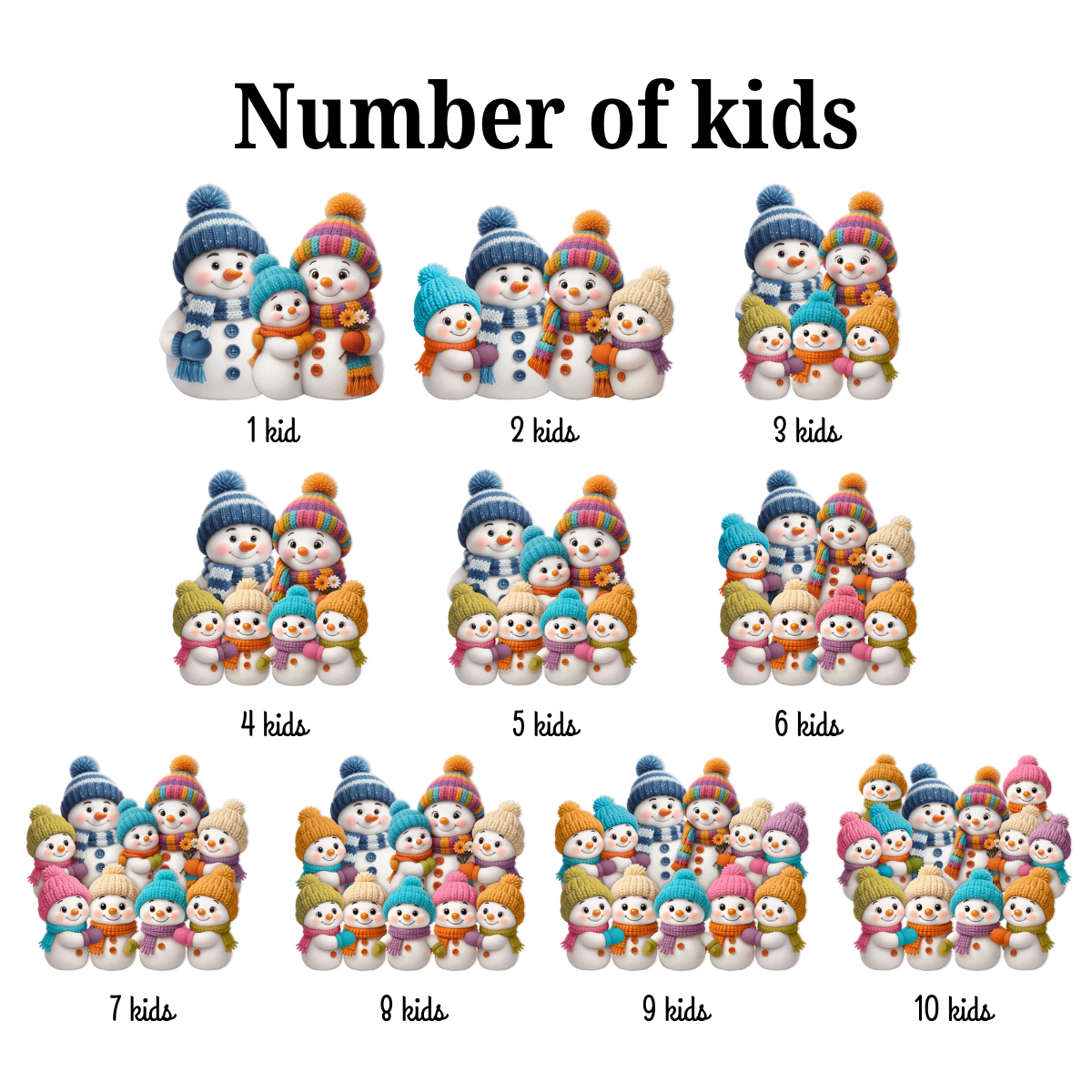 Christmas Snowman Grandpa Grandma Grandparents Grandkids - Personalized Yard Sign - Christmas Decor For Grandparents c30e37d2-77bd-4230-96cf-59a49b3eec8a-banner-kids.png
