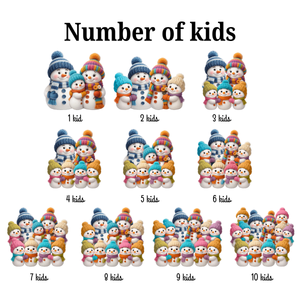 Christmas Snowman Grandpa Grandma Grandparents Grandkids - Personalized Yard Sign - Christmas Decor For Grandparents c30e37d2-77bd-4230-96cf-59a49b3eec8a-banner-kids.png