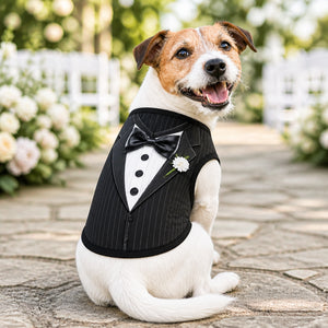 Wedding Tuxedo Print Dog Suit – Formal Pet Outfit - 3D V-neck Sleeveless Pet Suit c356f2dd-a98d-4fe6-bfd7-68a008f52f53.jpg