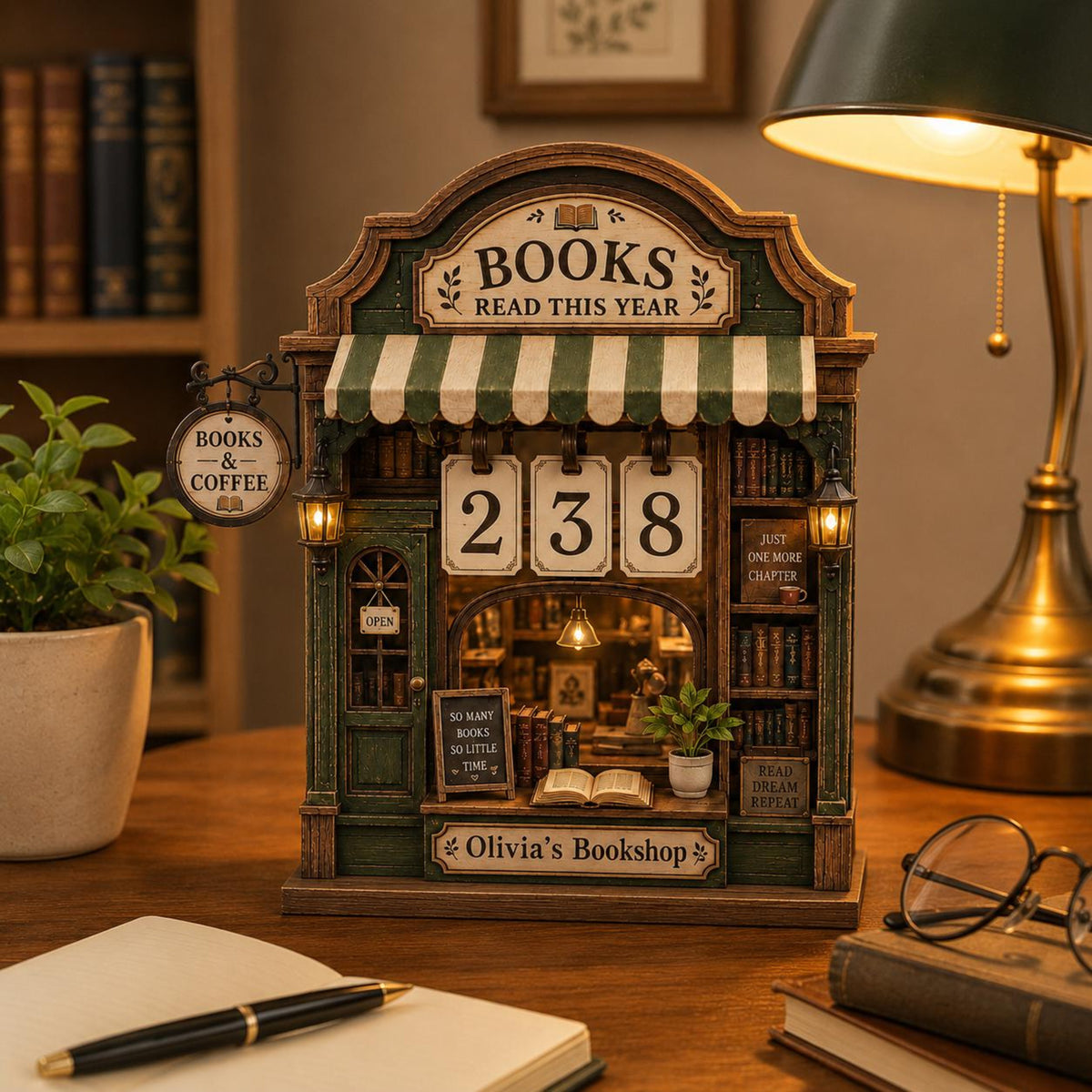 Personalized Book Tracker Sign, Books Read This Year Wooden Block Decor, Custom Bookshop Shelf Decor, Reading Counter Gift for BookLovers c361879b-74fc-47c6-a2b7-860bea69059b-4.jpg
