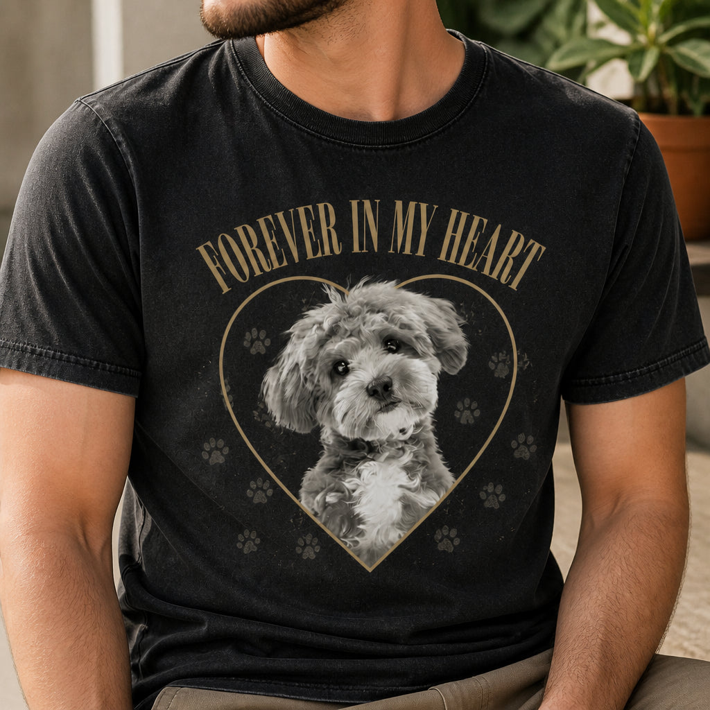 Forever In My Heart Pet Memorial Photo Tee - Personalized T-shirt c3a88d40-6f0f-41ae-8f92-0fcb08580de6.jpg